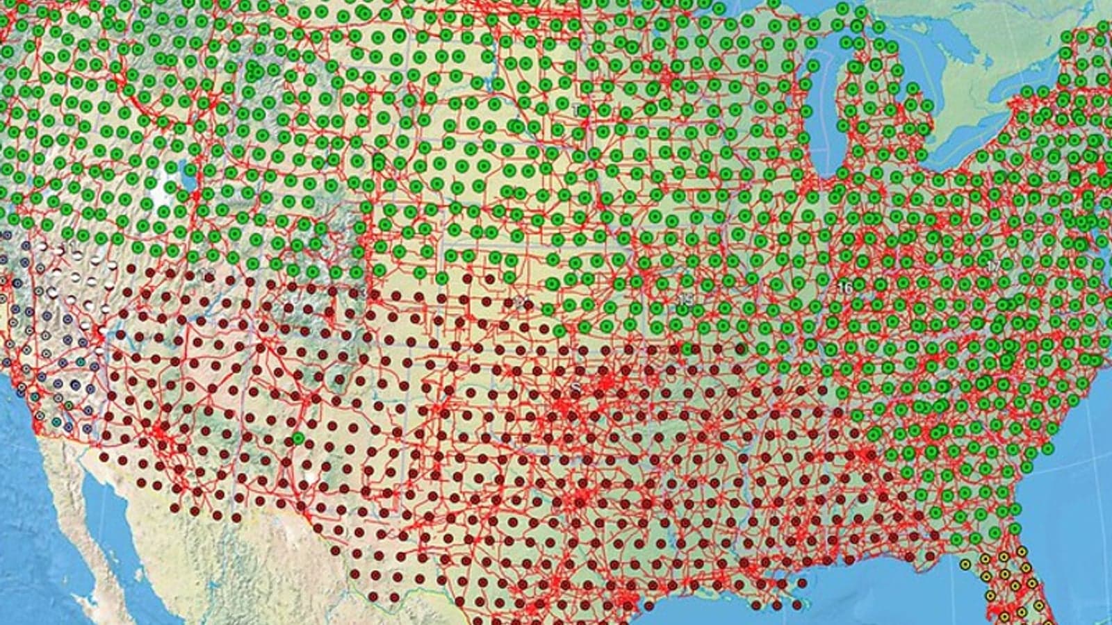 Geoelectric map of US to protect power grid from space weather
