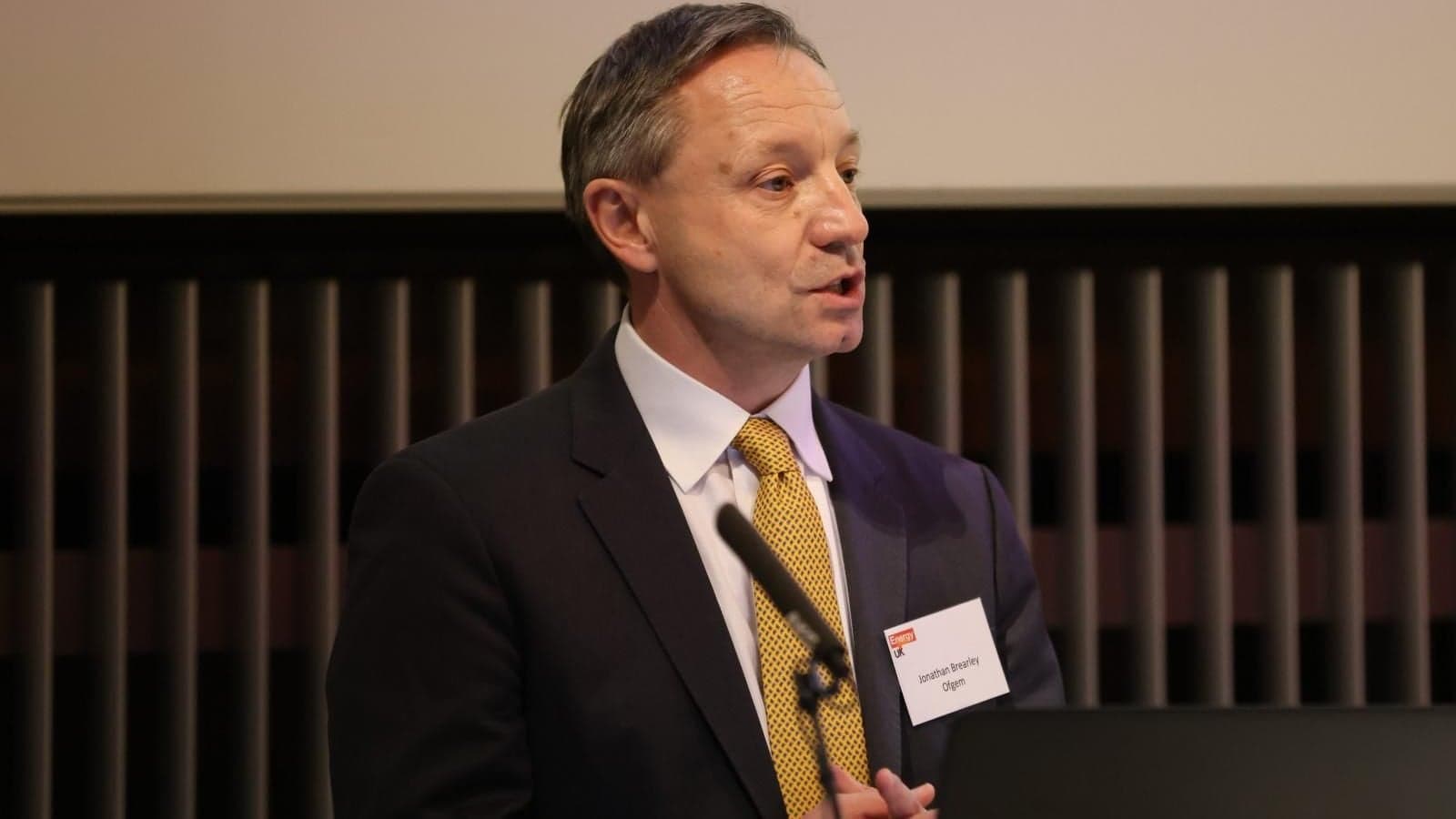 Jonathan Brearley during Energy UK 2021.