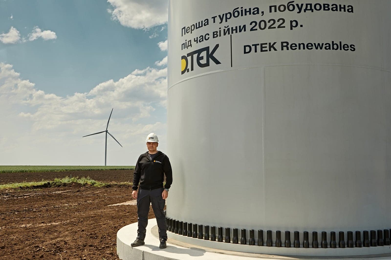 Ukraine’s first windfarm is ‘a signal of resistance’ and hope for a green future