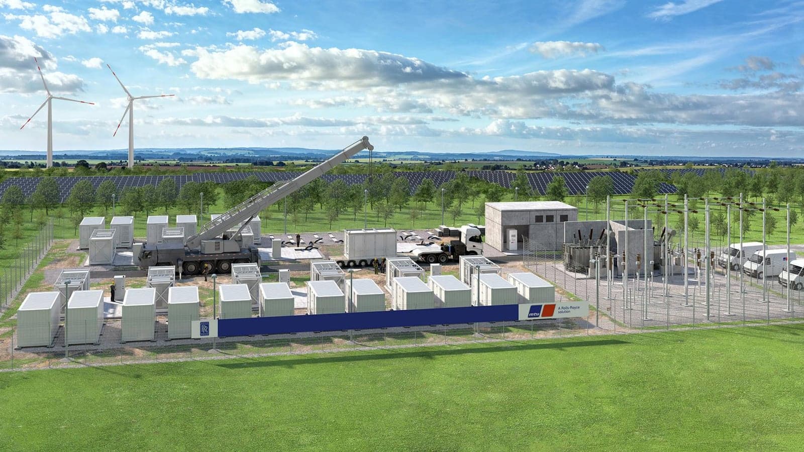Rolls-Royce mtu large-scale battery storage system to Zeewolde in the Netherlands.