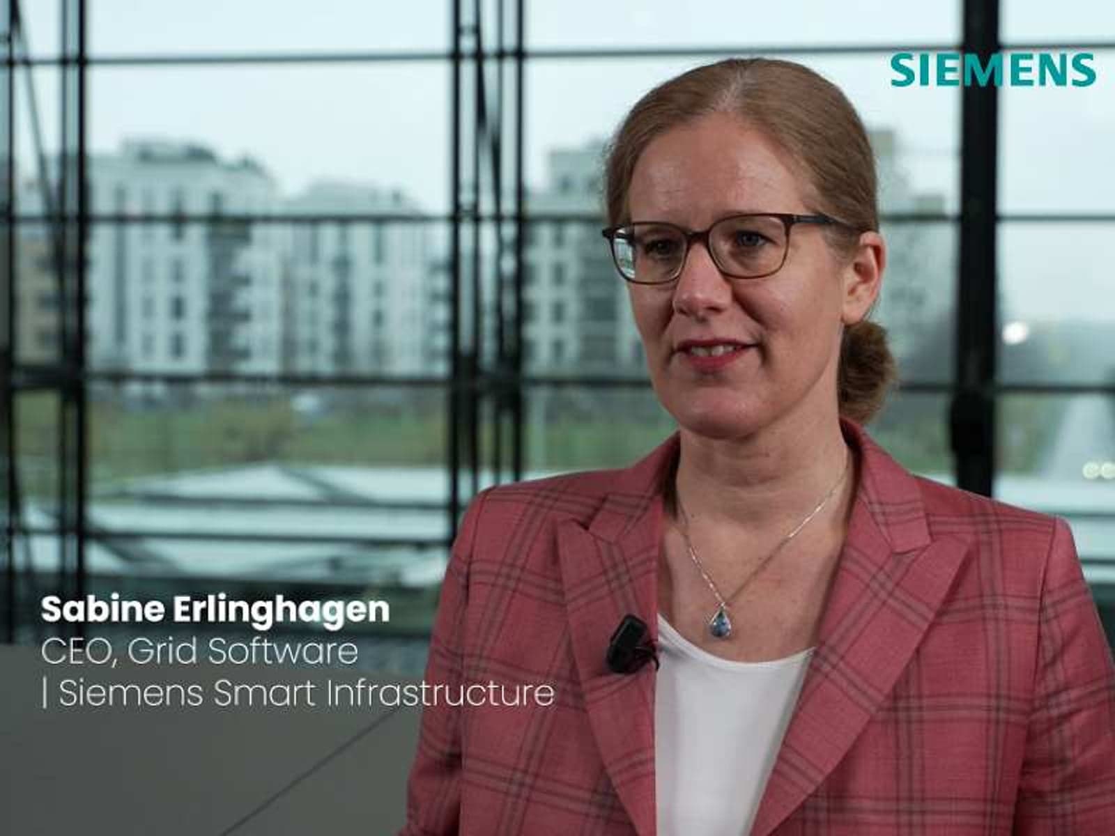 Video interview with Siemens Grid Software CEO, Sabine Erlinghagen.