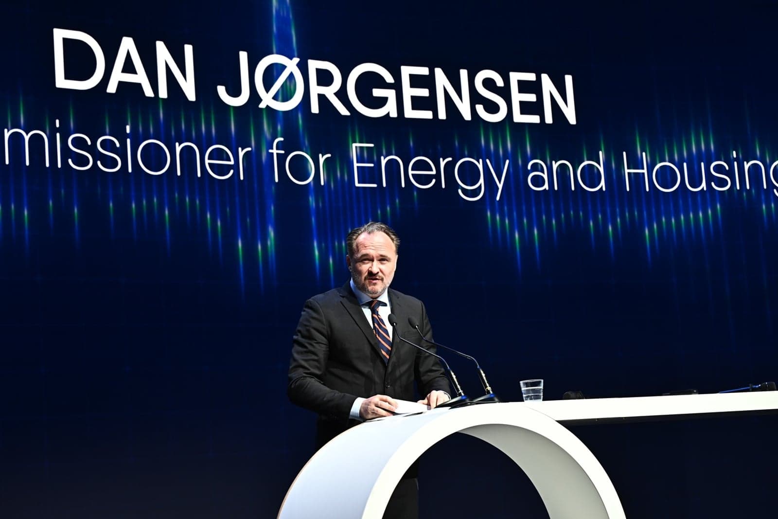 Commissioner Dan Jorgensen in Helsinki. Photo: Eurelectric.