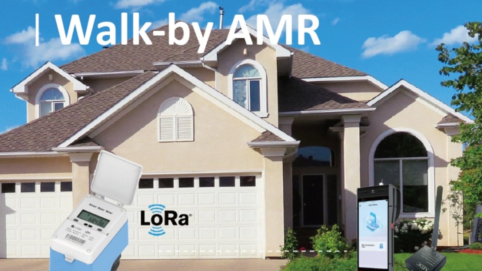 LAISON walk-by AMR solution for efficient and reliable water meter reading