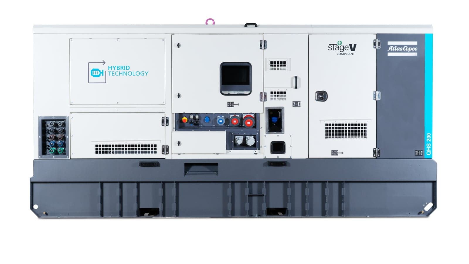 Atlas Copco's new QHS integrated hybrid generator. Photo, Atlas Copco.