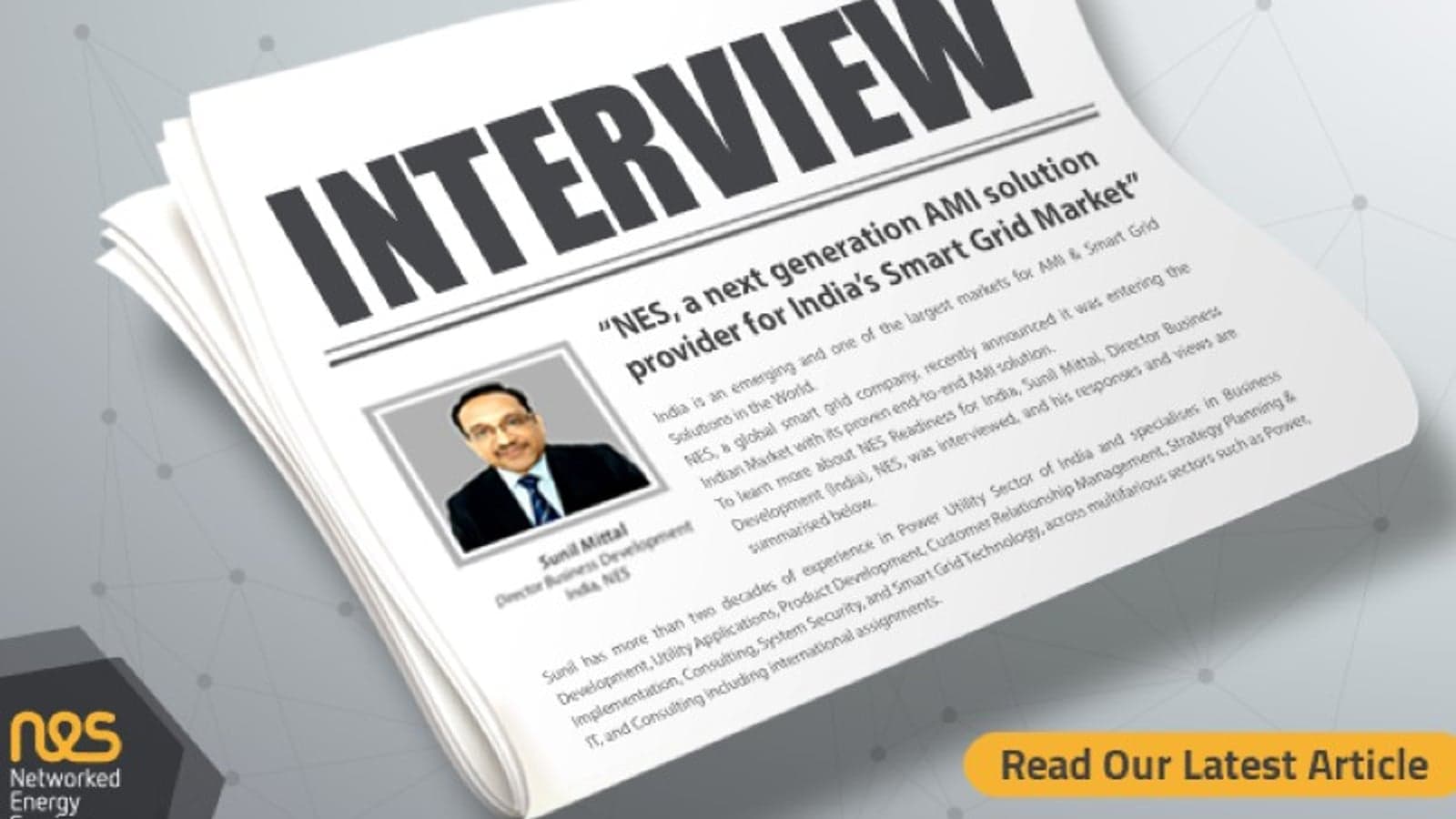 NES, a next generation AMI solution provider for India’s Smart Grid Market