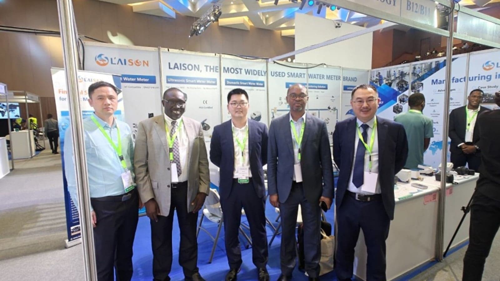 Laison demonstrates advanced smart water meter solutions at AfWASA