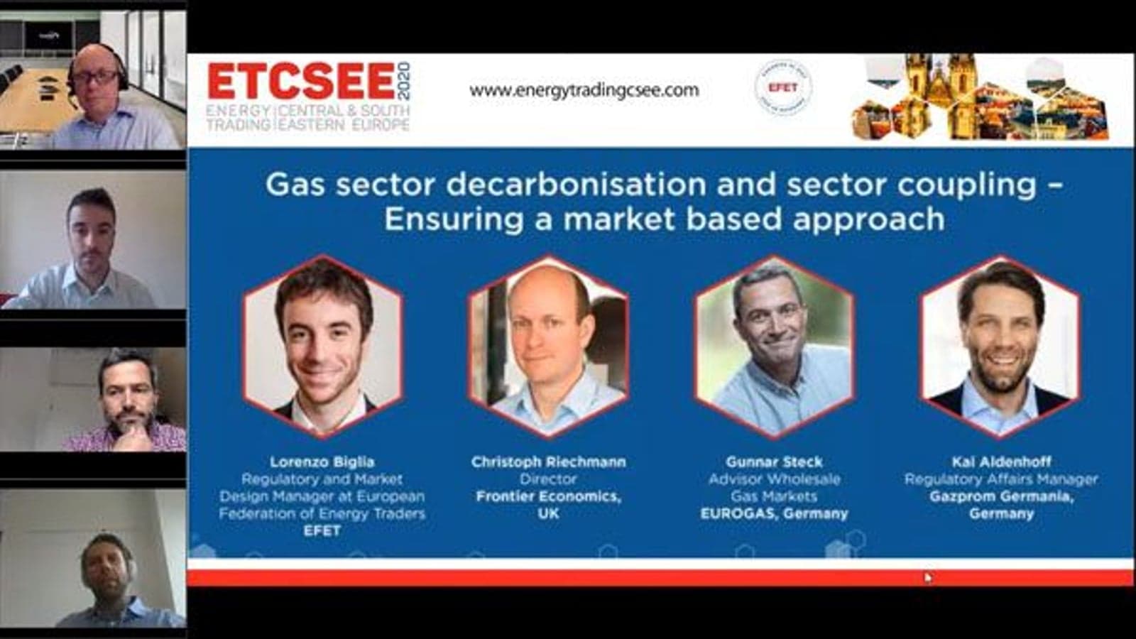 ETCSEE Webinar: Gas sector decarbonisation and sector coupling