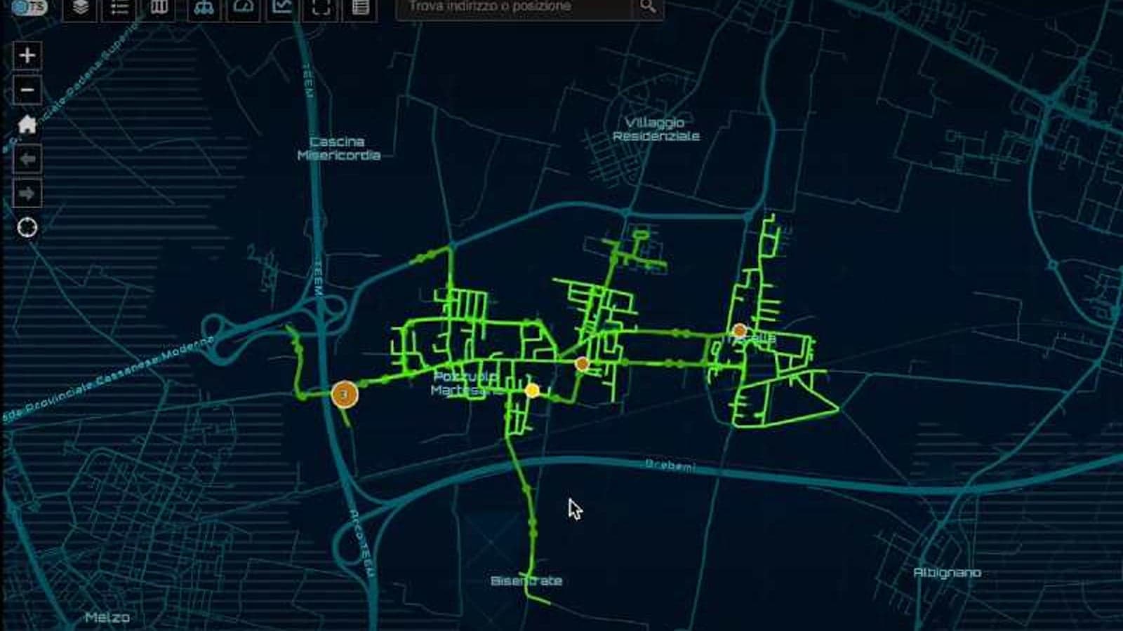 DANA: A command-and-control system for the Italgas networks