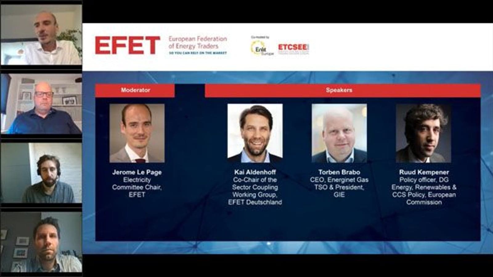 EFET Session 2: Towards efficient energy system integration in Europe