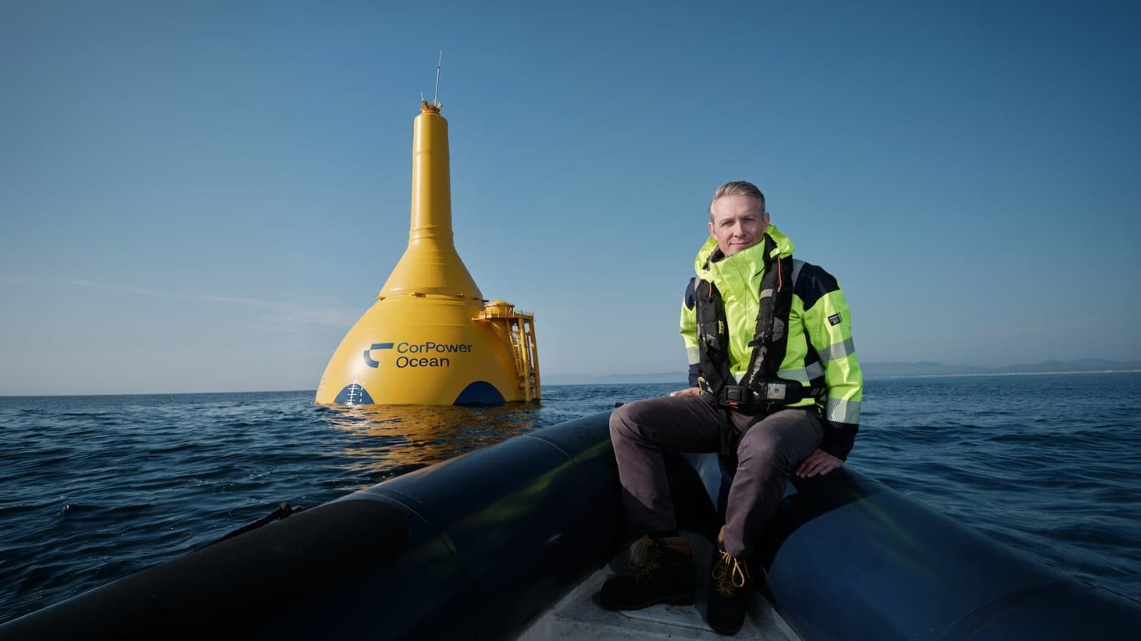 Wave energy converter and CorPower Ocean co-founder and CEO Patrik Möller