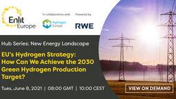 EU’s Hydrogen Strategy: How Can We Achieve the 2030 Green Hydrogen Production Target?
