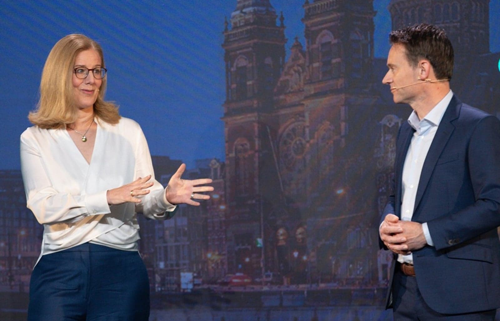 Sabine Erlinghagen and Joris de Groot. Photo Siemens