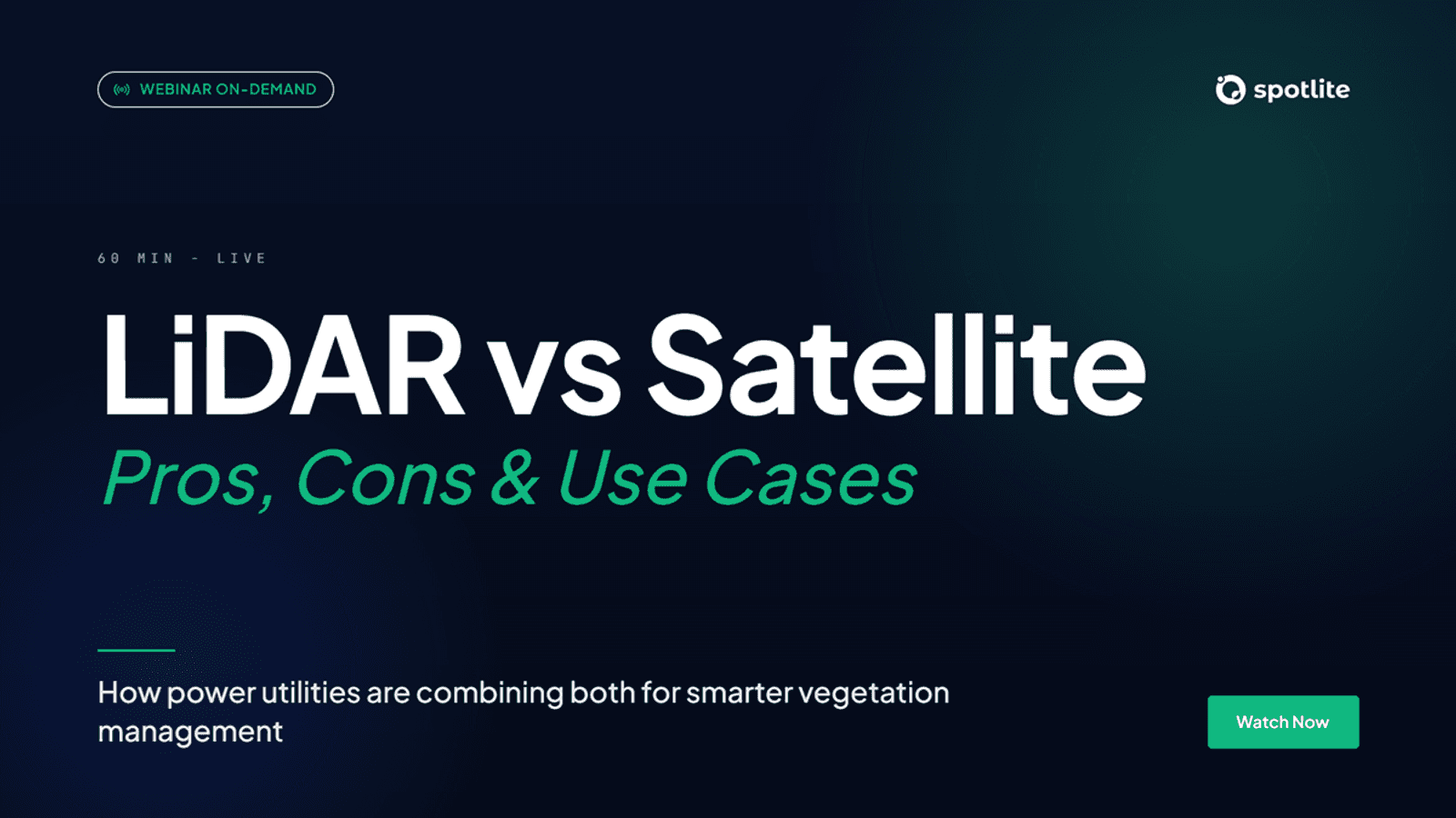 LiDAR vs Satellite: Pros, cons & use cases in vegetation management