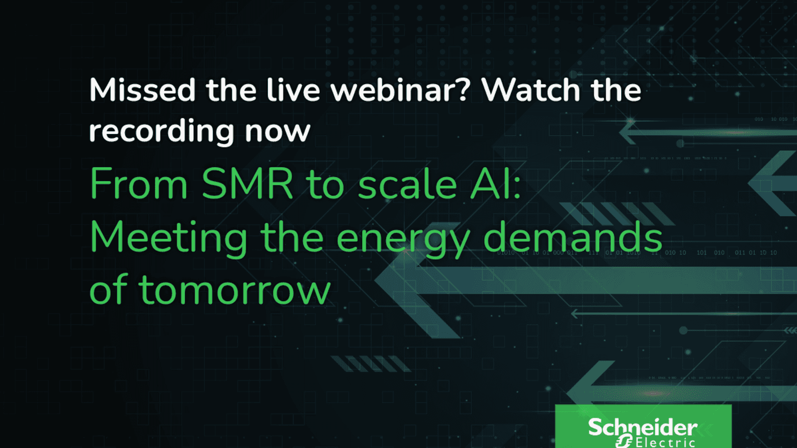 SMR to scale AI: Meeting the energy demands of tomorrow